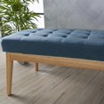 thumbnail image 5 of Christopher Knight Home 300217 Living Anglo Air Force Blue Fabric Bench, 5 of 5