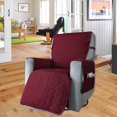 thumbnail image 3 of yuksok recliner Cover Washable Resistant Waterproof Sofa Cover for Office Home Red, 3 of 9
