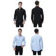 thumbnail image 4 of Mens Dress Shirts Regular Fit Long Sleeve Men Shirt, 4 of 5
