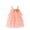 Pink, variant on Toddler Baby Girl Princess Dress Summer Sleeveless Layered Tulle Dress Girls Party Dresses with Floral