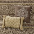 thumbnail image 3 of Madison Park Bellagio 5 Piece Jacquard Bedspread Set Brown Queen, 3 of 4