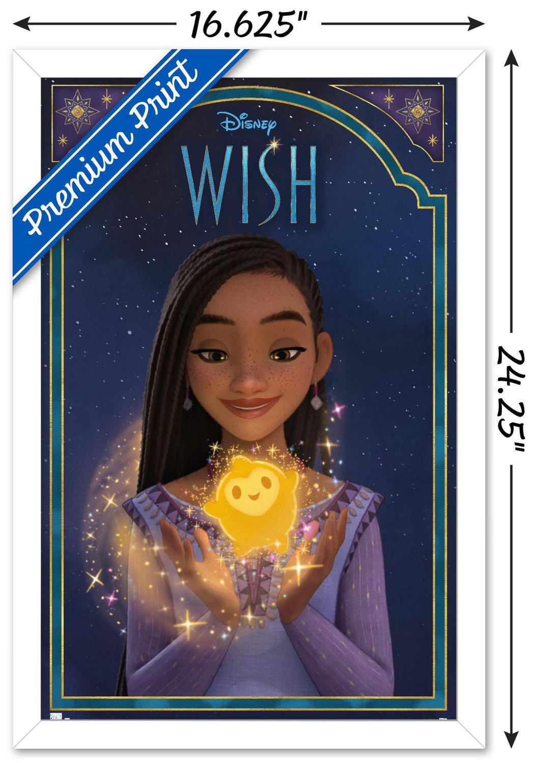 Disney Wish - Asha & Star Wall Poster