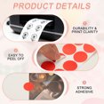 thumbnail image 3 of Uxcell 800Pcs Round Thermal Labels 1.6" Circle Colored Stickers Self Adhesive Tags for Office Diary Notebook White, 3 of 6