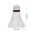 thumbnail image 3 of Zyyini Shuttlecocks,3Pcs Durable Badminton Shuttlecocks for Outdoor Indoor Ball Sport Training Entertainment,Badminton, 3 of 8