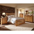thumbnail image 4 of Progressive Furniture Willow 3 Drawer Wood Nightstand in Distressed Pine Tan, 4 of 4
