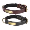thumbnail image 1 of Dog Collar Pet Collar Personalized Dog Collar Leather Padded Dog Collar Dog Collar Name Engraving Personalized Pet Collar PU Leather Padded Pet Supplies, 1 of 8