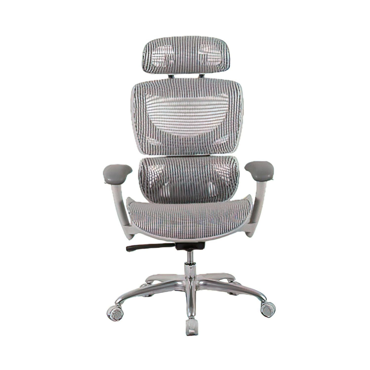 Fauteuil de bureau TygerClaw à dossier haut et résille avec appui-tête réglable