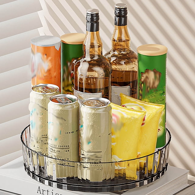 Étagère à Épices Rotative Étagère de Rangement de Cuisine Multifonctionnelle Étagère de Rangement pour Assaisonnements et Condiments Boîte de Rangement pour Cosmétiques
