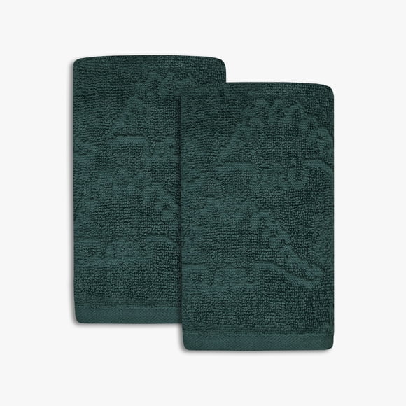 Mainstays Kids 2pk Hand Towel, Dinosaur