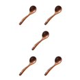 thumbnail image 2 of Baohd Brown Beautiful Texture Wooden Kitchen Utensils Home Cooks Wooden Spoons For Cooking Choose Wood Soup Ladle 5Set, 2 of 6