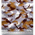 thumbnail image 3 of Soimoi Rayon Fabric Two Tone With White Camouflage Print Fabric by the Yard 42 Inch Wide, 3 of 3