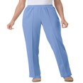 thumbnail image 1 of CHOK Women‘s Plus Size Elastic-Waist Soft Knit Pant - 24 W  Navy, 1 of 6