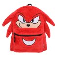 thumbnail image 1 of Sonic the Hedgehog Knuckles Reversible 16" Plush Backpack with Quills, 1 of 7