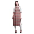 thumbnail image 1 of Bimba Kurti Longue Robe en Coton Imprimé Tunique Droite pour Femmes Haut Indien-Large, 1 of 6