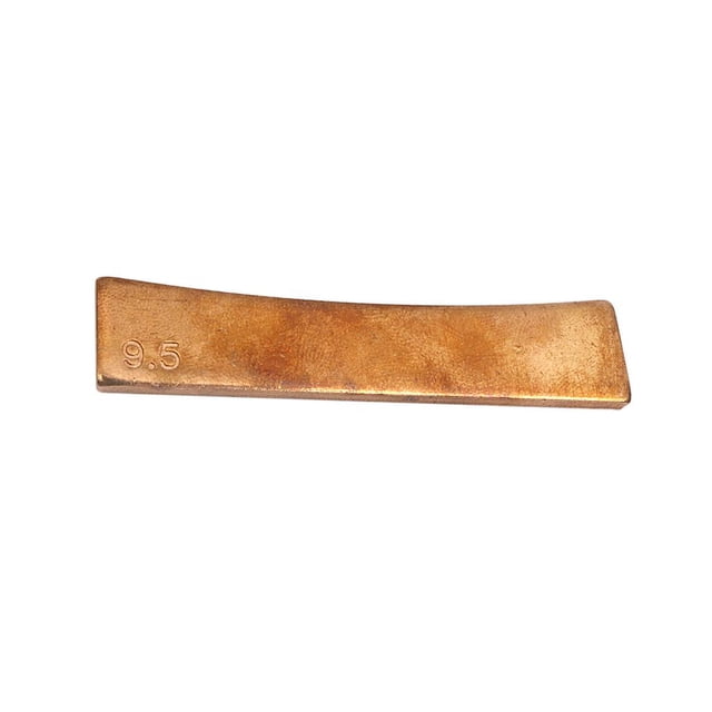 relayinert Durable Brass Guitar for Radius Fret Press Insert Tools Caul Golden 9.5''
