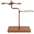 thumbnail image 1 of Porte-verre à Vin, Résistance à la Rouille Structure Stable Support de Séchage en Verre, Facile à Nettoyer Verre de Vin, pour les Maisons Barres Bronze, 1 of 8