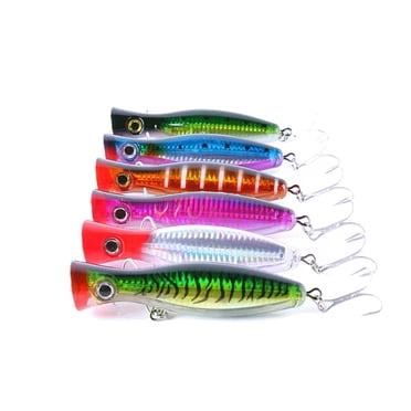 Top Water Fishing Lures Popper Lure Crankbait Minnow Swimming Crank Baits Saltwater Fishing Lures