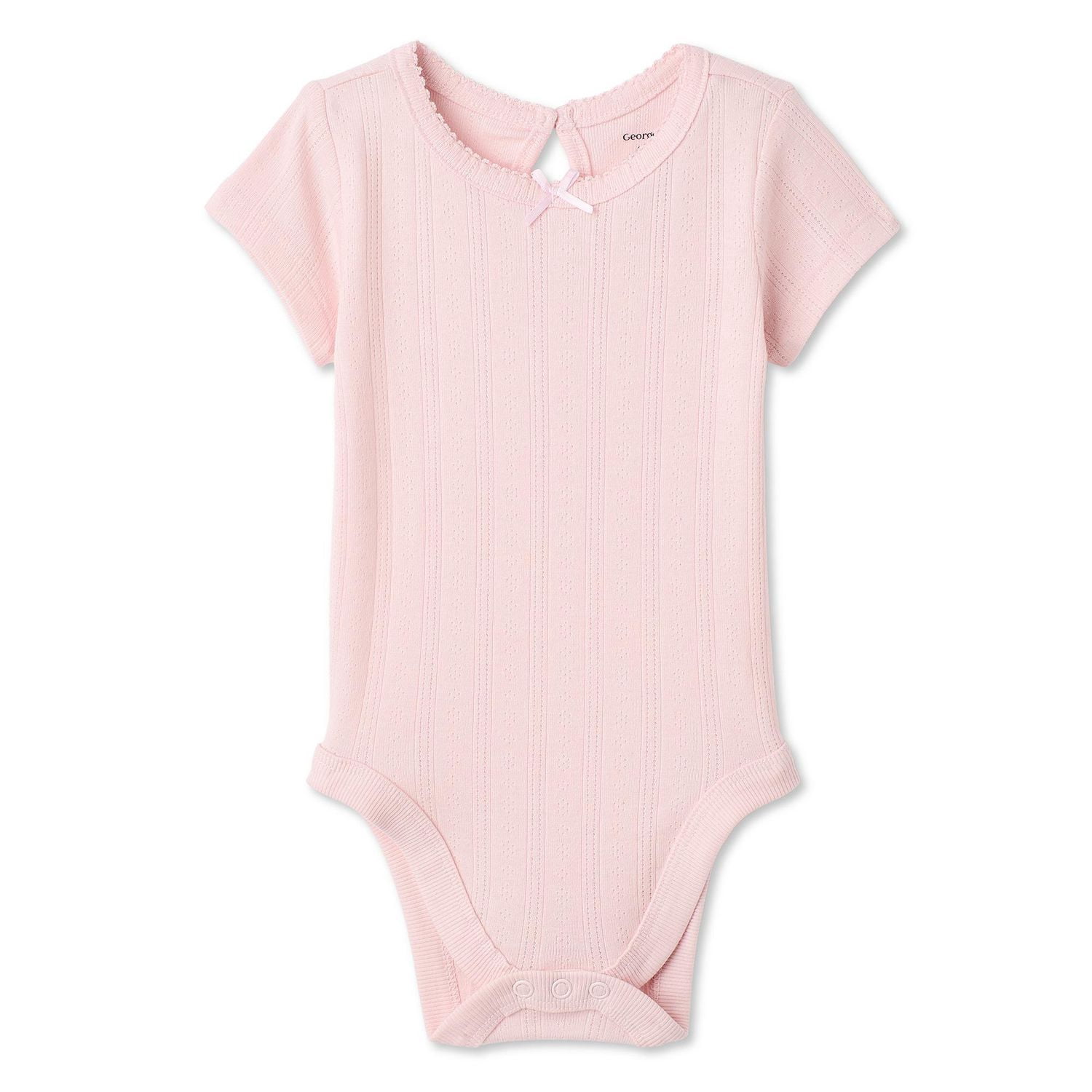 George Baby Girls' Pointelle Bodysuit