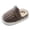 Coffee, variant on Toddler Slippers,Winter Fashionable Versatile Toddler Kids Vertical Texture Warm Non-Slip Indoor Slippers Comfortable,Kids Slippers,Orange,12