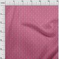 thumbnail image 2 of oneOone Viscose Jersey Fabric Curve & Circle Block Decor Fabric Printed BTY 60 Inch Wide, 2 of 5