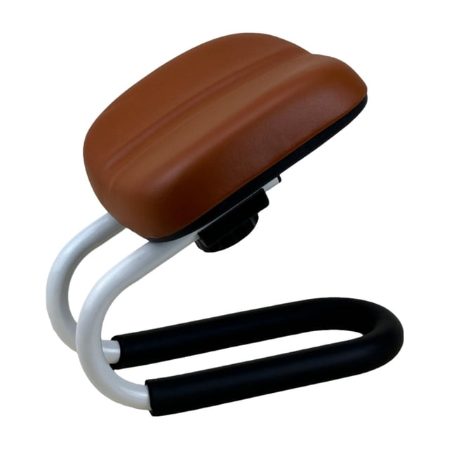 Siruishop Kneeling Meditation Stool Adjustable Gift Prayer Stool for Home Kneeler Brown