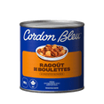 thumbnail image 2 of Cordon Bleu ragoût de boulettes avec sauce et pommes de terre rondes, boîte de 665 g, 2 of 5