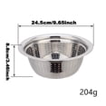 thumbnail image 3 of Gkeoshab Strainers Stainless Rice Washing Bowl Versatile Colander And Kitchen Strainer With Side Drainers For Rice Vegetables & Fruit Home & Garden, 3 of 6