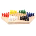thumbnail image 4 of Chinese Checkers Set, Mooth  Wooden Material Colorful Chess Interesting Play Chinese Checkers Game Play  For Home Travel Trip Camping For Children Adult, 4 of 7