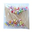 thumbnail image 1 of 100 Pcs Cocktail Pics Boule Colorée Cure-Dents Décoratifs pour le Fruit du Gâteau Z1Q1, 1 of 9
