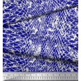 thumbnail image 2 of Soimoi Moss Georgette Fabric Snake Animal Skin Fabric Prints by Yard 42 Inch Wide, 2 of 3