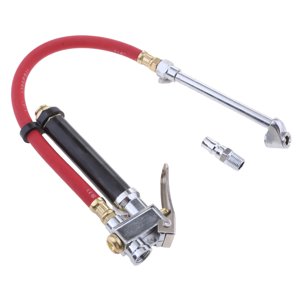Wisewang Dual Head Tire Inflator Air Pressure Gauge Inflator Tire Car Gauge Truck
