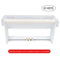 thumbnail image 2 of Piano Transparent Grind Arenaceous Piano Cover Digital Piano Keyboard Dustproof and Waterproof Cover, 2 of 7