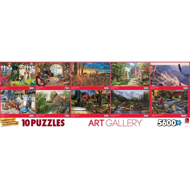 Sure-Lox Art Gallery 10-in-1 Deluxe Puzzle Pack - Walmart.ca