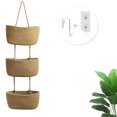 thumbnail image 2 of Hand-woven 3 Layers Over The Door Storage Basket Bathroom Sundries And Cosmetics, 2 of 5