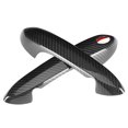thumbnail image 1 of Side Door Handle Protector 1Pair Car Modification Carbon Fiber Door Handle Cover Trim For  A90 2018-2021, 1 of 8
