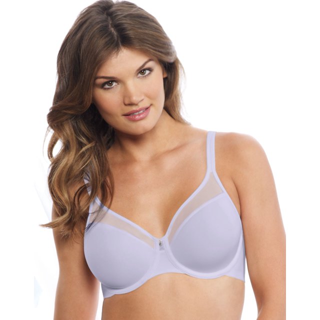 Bali Womens One Smooth U Ultra Light Illusion Neckline Underwire Bra, 34B