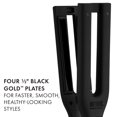 thumbnail image 4 of Hot Tools Pro Artist Black Gold Double Straight Dual Plate Hair Straightener | Faster Styling and Reduced Damage, 4 of 5