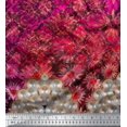 thumbnail image 3 of Soimoi Polyester Crepe Fabric Check & Floral Panel Print Fabric by Yard 42 Inch Wide, 3 of 3