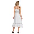 thumbnail image 2 of Gupgi Robe Longue à Bretelles pour Femmes, Cami, Sans Manches, à Nouer, à Bretelles Spaghetti, à Volants, Fluide, Robe d'Été Décontractée, Robes Nuisette, 2 of 9