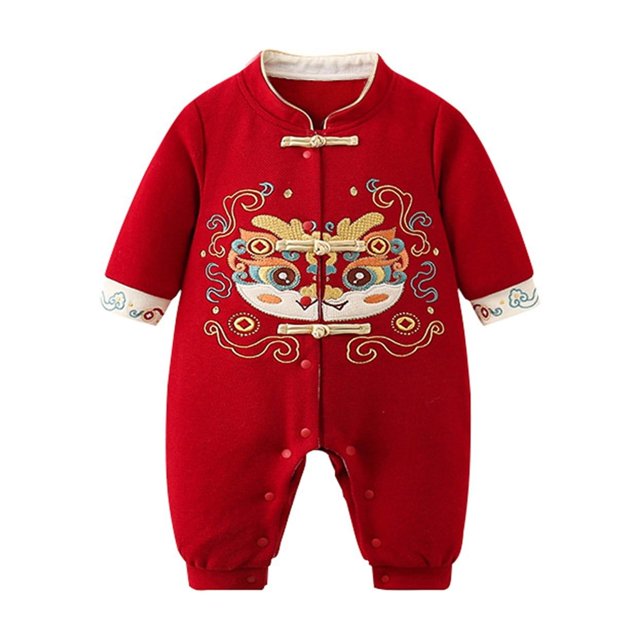 WEAIXIMIUNGChristmas Girls Long Sleeve Pullover Romper Sweatshirt Bodysuits Romper 0-3 Months