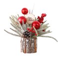 thumbnail image 2 of SuoKom Newest Artificial Mini Christmas Trees Prelit- Indoor Christmas Decorations with Lights, Small Xmas Trees Include Berry/Pinecone, Tabletop Christmas Decor, 2 of 6