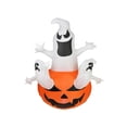 thumbnail image 1 of Décoration de Cour Gonflable d'Halloween de 6 Pi de Hauteur pour l'Extérieur, Colorée, à Intensité Réglable, Ghost, Gonflable, en Liquidation, avec Lumières DEL Intégrées pour Fête/fête/cour/jardin, 1 of 5