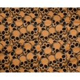 thumbnail image 4 of oneOone Polyester Lycra Mustard Yellow Fabric Skull Sewing Craft Projects Fabric Prints By Yard 56 Inch Wide, 4 of 4