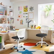Homy Casa 2 Packs Compact Rolling Desk Chair for Student