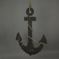 thumbnail image 3 of Natural Brown Finish Ship Anchor and Rope Nautical Wall Hanging, 3 of 3