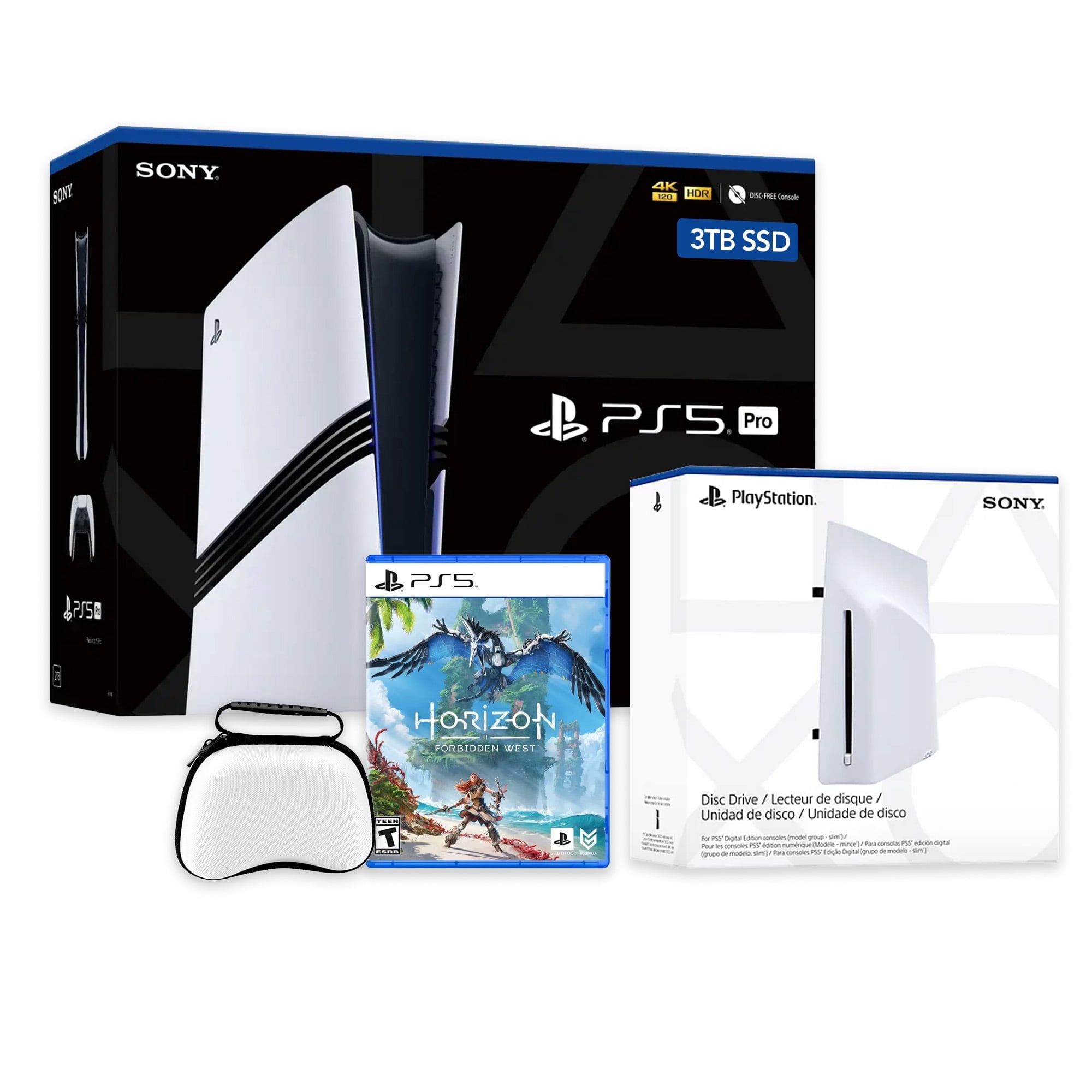 PlayStation 5 Pro 3TB SSD Console with Disc Drive, Wireless