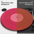 thumbnail image 3 of Acrylic Turntable Mat, Improved Sound Quality, Reduces StaticCrackle, Tighter Bass, Modern Design, Fits Standard 12inch Turntables, Musician Approved, For All 33 1/3rpm 45rpm, 3 of 8
