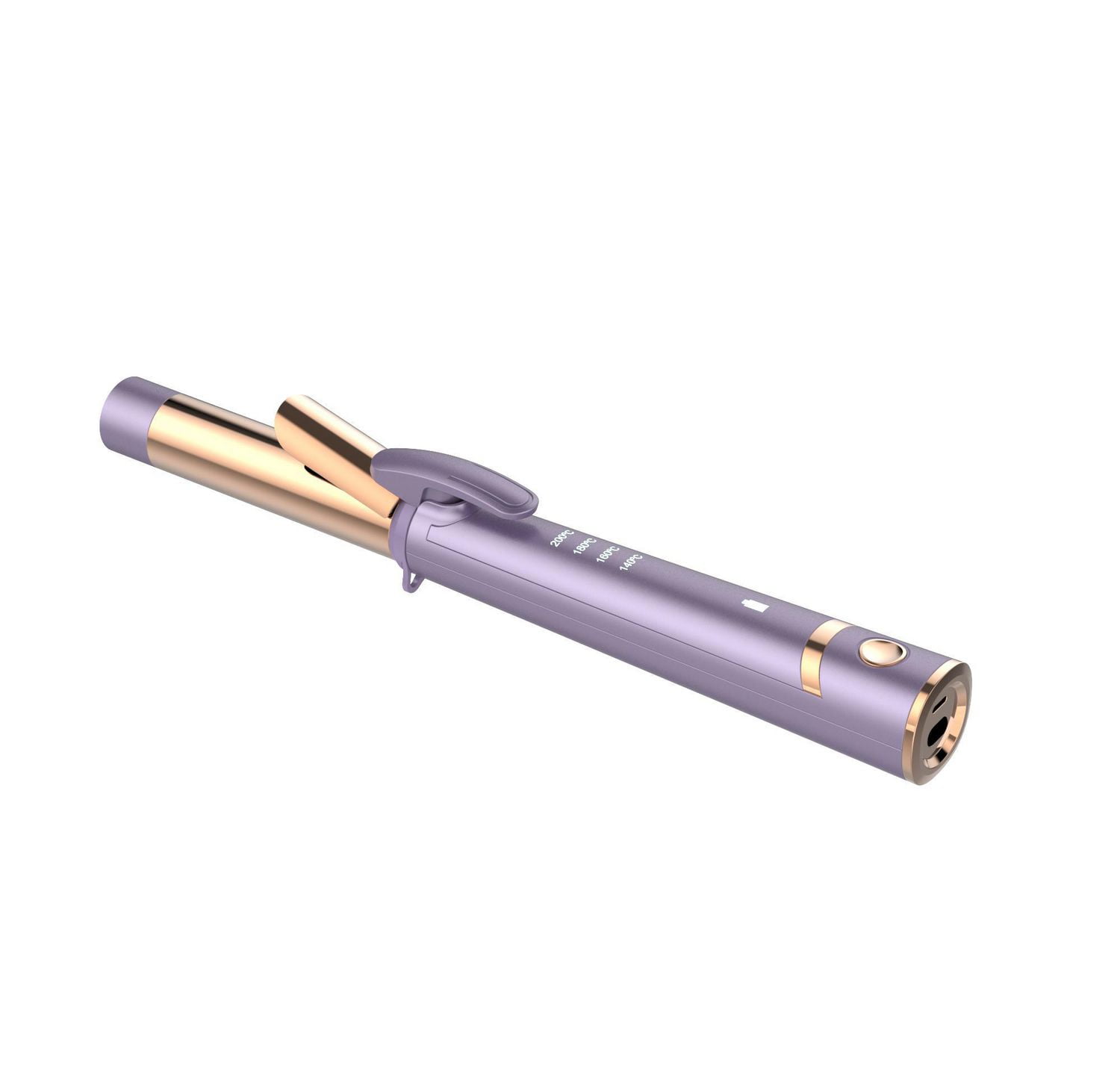 Conair Unbound Cordless Hair Curling Iron, 1-inch Titanium Barrel, Purple, 1 Pk