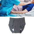 thumbnail image 2 of Culotte d'Incontinence pour Hommes, Étanche, Lavable, Confortable, pour l'Absorption de l'Incontinence, Couche pour Hommes, Gris, TG, 2 of 8