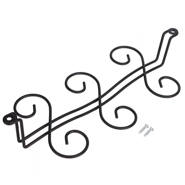 Iron Hanging 6 Bottles Wine Cup Rack Glass Holder Display Shelf Organizer